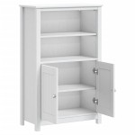 vidaXL Dulap de baie BERG, alb, 69,5x34x110 cm, lemn masiv de pin vidaXL Dulap de baie BERG, alb, 69,5x34x110 cm, lemn masiv de pin