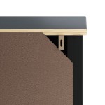vidaXL Dulap de baie BERG, negru, 69,5x34x110 cm, lemn masiv de pin vidaXL Dulap de baie BERG, negru, 69,5x34x110 cm, lemn masiv de pin