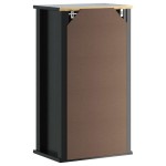 vidaXL Dulap de baie de perete "BERG" negru, 40x27x71,5 cm, lemn pin vidaXL Dulap de baie de perete "BERG" negru, 40x27x71,5 cm, lemn pin