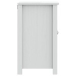 vidaXL Dulap chiuvetă de baie BERG, alb, 60x34x59 cm, lemn masiv pin