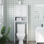 vidaXL Depozitare deasupra toaletei „BERG” alb 60x27x164,5 cm lemn vidaXL Depozitare deasupra toaletei „BERG” alb 60x27x164,5 cm lemn