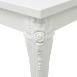 vidaXL Măsuță de cafea, alb extralucios, 100x50x42 cm, lemn prelucrat vidaXL Măsuță de cafea, alb extralucios, 100x50x42 cm, lemn prelucrat