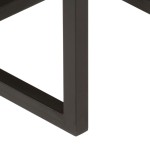 vidaXL Măsuțe de cafea suprapuse, 3 buc., lemn masiv de mango/fier