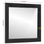 vidaXL Oglindă de baie 55x1x60 cm sticlă și lemn masiv de mango vidaXL Oglindă de baie 55x1x60 cm sticlă și lemn masiv de mango