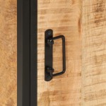 vidaXL Dulap de baie, 40x27x90 cm, lemn masiv de mango