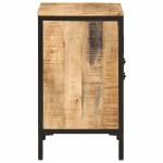 vidaXL Dulap pentru chiuvetă de baie 55x35x60 cm lemn masiv mango&fier vidaXL Dulap pentru chiuvetă de baie 55x35x60 cm lemn masiv mango&fier