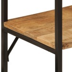 vidaXL Suport haine cu rafturi, 90x40x190 cm, lemn masiv mango și fier vidaXL Suport haine cu rafturi, 90x40x190 cm, lemn masiv mango și fier