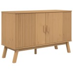 vidaXL Dulap "OLDEN", maro, 114x43x73,5 cm, lemn masiv pin vidaXL Dulap "OLDEN", maro, 114x43x73,5 cm, lemn masiv pin