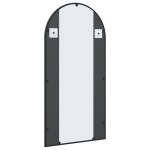 vidaXL Oglindă de perete, negru, 50x100 cm, arcuită, fier vidaXL Oglindă de perete, negru, 50x100 cm, arcuită, fier