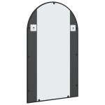 vidaXL Oglindă de perete, negru, 60x100 cm, arcuită, fier vidaXL Oglindă de perete, negru, 60x100 cm, arcuită, fier