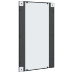 vidaXL Oglindă de perete, negru, 60x100 cm, dreptunghiulară, fier vidaXL Oglindă de perete, negru, 60x100 cm, dreptunghiulară, fier