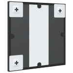 vidaXL Oglindă de perete, negru, 30x30 cm, pătrată, fier vidaXL Oglindă de perete, negru, 30x30 cm, pătrată, fier