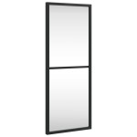 vidaXL Oglindă de perete, negru, 20x50 cm, dreptunghiulară, fier vidaXL Oglindă de perete, negru, 20x50 cm, dreptunghiulară, fier