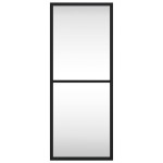 vidaXL Oglindă de perete, negru, 20x50 cm, dreptunghiulară, fier vidaXL Oglindă de perete, negru, 20x50 cm, dreptunghiulară, fier