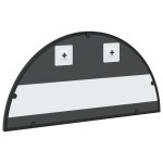 vidaXL Oglindă de perete, negru, 60x30 cm, arcuită, fier vidaXL Oglindă de perete, negru, 60x30 cm, arcuită, fier