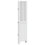 vidaXL Paravan cameră 5 panouri, alb, lemn masiv paulownia vidaXL Paravan cameră 5 panouri, alb, lemn masiv paulownia