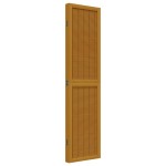 vidaXL Paravan de cameră cu 4 panouri, maro, lemn masiv paulownia