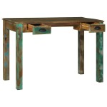 vidaXL Birou 112x55x76 cm din lemn recuperat vidaXL Birou 112x55x76 cm din lemn recuperat