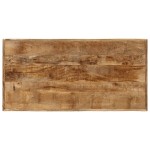 vidaXL Masă de bucătărie, 110x55x75 cm, lemn masiv de mango