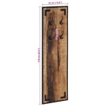 vidaXL Cuier pentru haine, 35x8x110 cm, lemn masiv de mango brut vidaXL Cuier pentru haine, 35x8x110 cm, lemn masiv de mango brut