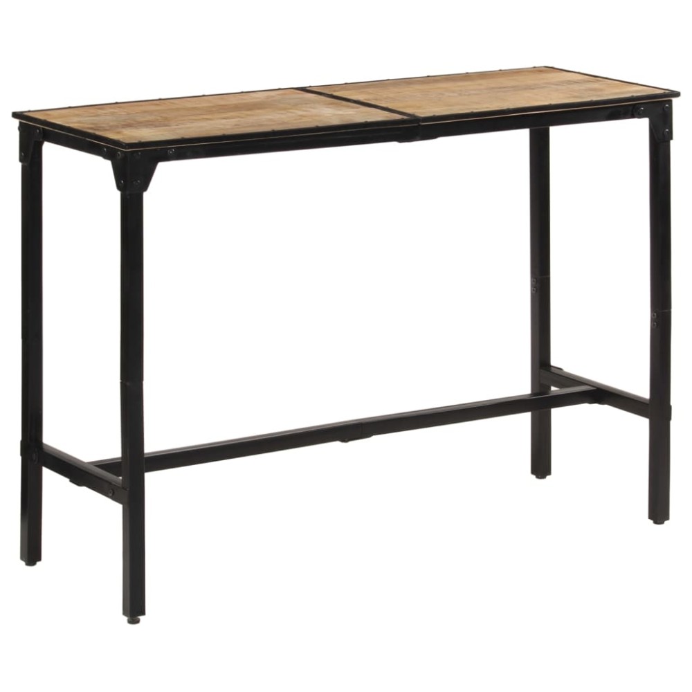vidaXL Masă de bar, 150x55x107 cm, lemn masiv de mango nefinisat