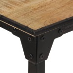 vidaXL Masă de bar, 150x55x107 cm, lemn masiv de mango nefinisat vidaXL Masă de bar, 150x55x107 cm, lemn masiv de mango nefinisat