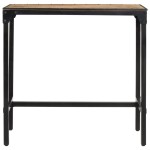 vidaXL Masă de bar, 110x55x107 cm, lemn masiv de mango nefinisat vidaXL Masă de bar, 110x55x107 cm, lemn masiv de mango nefinisat