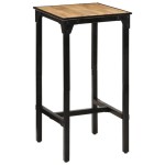 vidaXL Masă de bar, 60x55x107 cm, lemn masiv de mango nefinisat vidaXL Masă de bar, 60x55x107 cm, lemn masiv de mango nefinisat