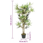 vidaXL Arbore din bambus artificial 552 de frunze 120 cm verde vidaXL Arbore din bambus artificial 552 de frunze 120 cm verde