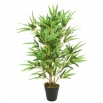 vidaXL Arbore din bambus artificial 368 de frunze 80 cm verde vidaXL Arbore din bambus artificial 368 de frunze 80 cm verde