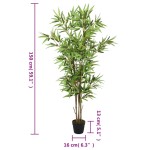 vidaXL Arbore din bambus artificial 828 de frunze 150 cm verde vidaXL Arbore din bambus artificial 828 de frunze 150 cm verde