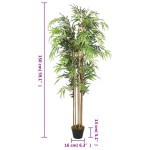 vidaXL Arbore din bambus artificial 1095 de frunze 150 cm verde vidaXL Arbore din bambus artificial 1095 de frunze 150 cm verde