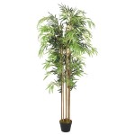 vidaXL Arbore din bambus artificial 1605 de frunze 180 cm verde vidaXL Arbore din bambus artificial 1605 de frunze 180 cm verde