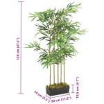 vidaXL Arbore din bambus artificial 730 de frunze 120 cm verde vidaXL Arbore din bambus artificial 730 de frunze 120 cm verde