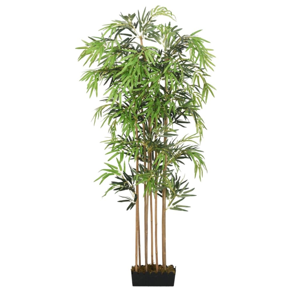 vidaXL Arbore din bambus artificial 1605 de frunze 180 cm verde