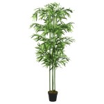 vidaXL Arbore din bambus artificial 576 de frunze 150 cm verde vidaXL Arbore din bambus artificial 576 de frunze 150 cm verde
