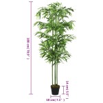 vidaXL Arbore din bambus artificial 864 de frunze 180 cm verde vidaXL Arbore din bambus artificial 864 de frunze 180 cm verde