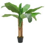 vidaXL Bananier artificial 9 frunze 120 cm verde vidaXL Bananier artificial 9 frunze 120 cm verde