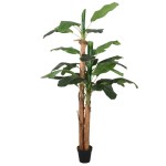 vidaXL Bananier artificial 22 frunze 200 cm verde vidaXL Bananier artificial 22 frunze 200 cm verde