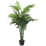 vidaXL Palmier artificial 28 frunze 120 cm verde vidaXL Palmier artificial 28 frunze 120 cm verde