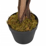 vidaXL Arbore artificial wisteria 840 frunze 120 cm verde și alb vidaXL Arbore artificial wisteria 840 frunze 120 cm verde și alb