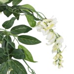 vidaXL Arbore artificial wisteria 840 frunze 150 cm verde și alb vidaXL Arbore artificial wisteria 840 frunze 150 cm verde și alb