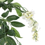 vidaXL Arbore artificial wisteria 1470 frunze 200 cm verde și alb vidaXL Arbore artificial wisteria 1470 frunze 200 cm verde și alb