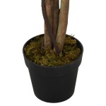 vidaXL Arbore ficus artificial 378 de frunze 80 cm verde vidaXL Arbore ficus artificial 378 de frunze 80 cm verde