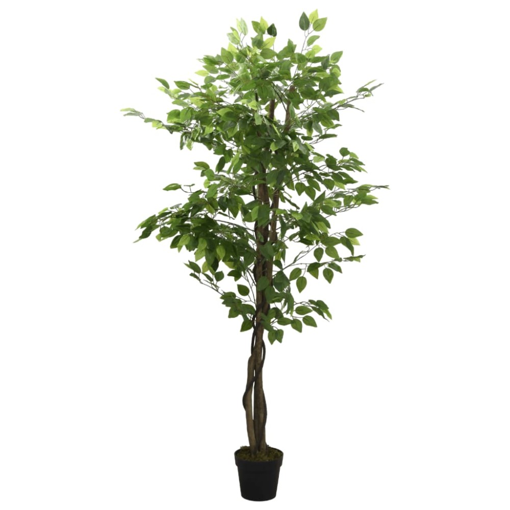 vidaXL Arbore ficus artificial 1008 de frunze 180 cm verde