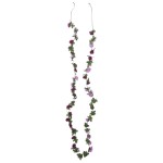 vidaXL Ghirlande de flori de Crăciun, 6 buc., violet deschis, 250 cm vidaXL Ghirlande de flori de Crăciun, 6 buc., violet deschis, 250 cm