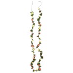 vidaXL Ghirlande flori de Crăciun, 6 buc., roșu apus de soare, 250 cm vidaXL Ghirlande flori de Crăciun, 6 buc., roșu apus de soare, 250 cm