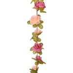 vidaXL Ghirlande de flori de Crăciun, 6 buc., roșu roze, 250 cm vidaXL Ghirlande de flori de Crăciun, 6 buc., roșu roze, 250 cm