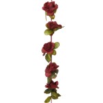 vidaXL Ghirlande de flori de Crăciun, 6 buc., roșu vin, 250 cm vidaXL Ghirlande de flori de Crăciun, 6 buc., roșu vin, 250 cm