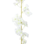 vidaXL Ghirlande de flori de Crăciun, 6 buc., alb, 180 cm vidaXL Ghirlande de flori de Crăciun, 6 buc., alb, 180 cm